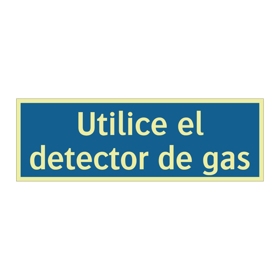 Utilice el detector de gas