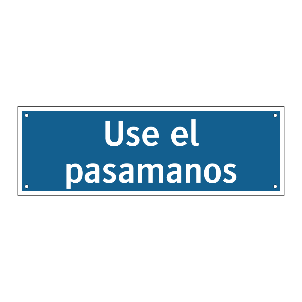 Use el pasamanos