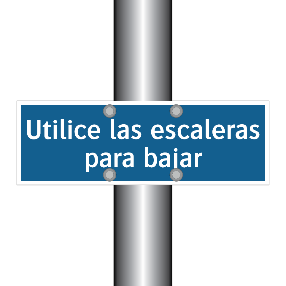 Utilice las escaleras para bajar
