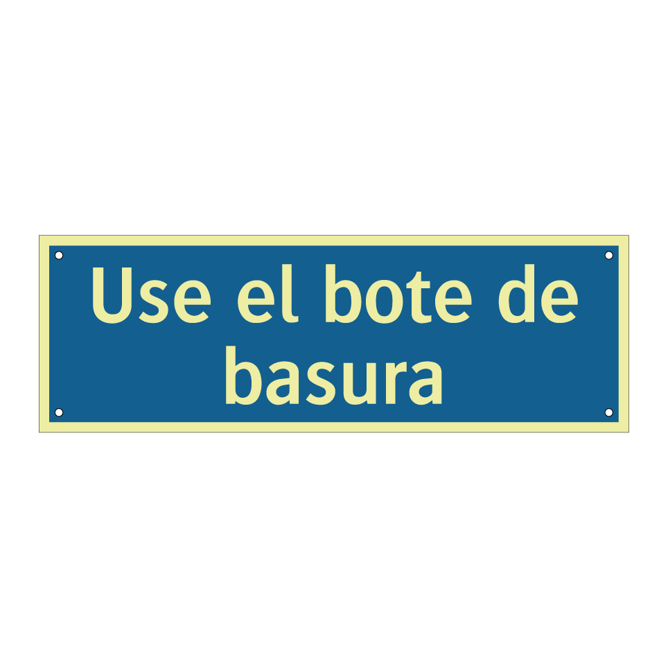 Use el bote de basura