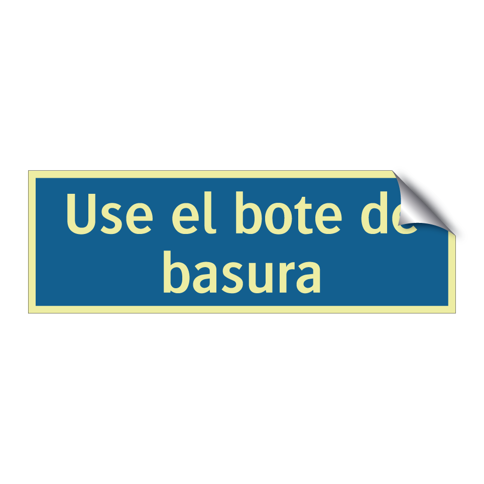 Use el bote de basura