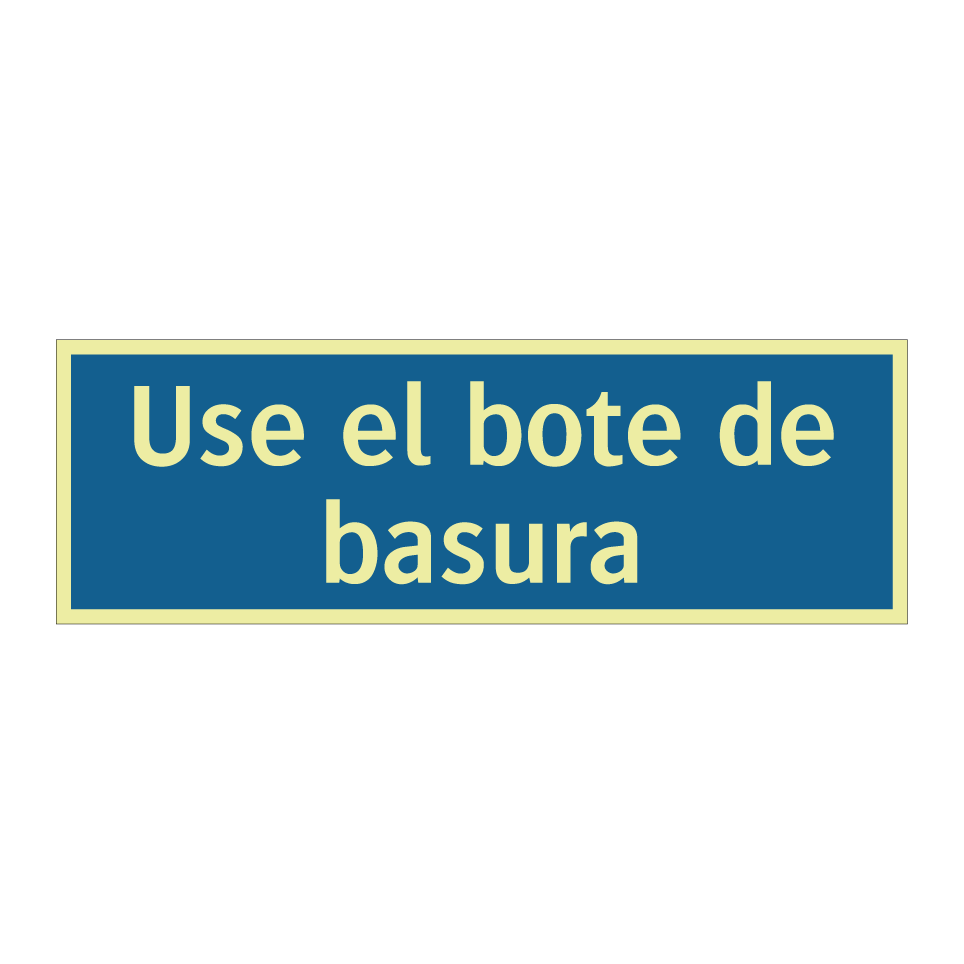 Use el bote de basura