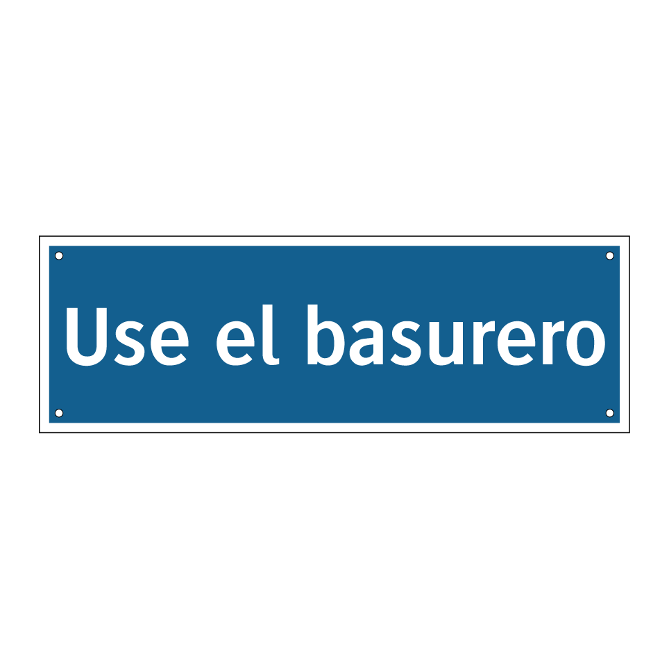 Use el basurero