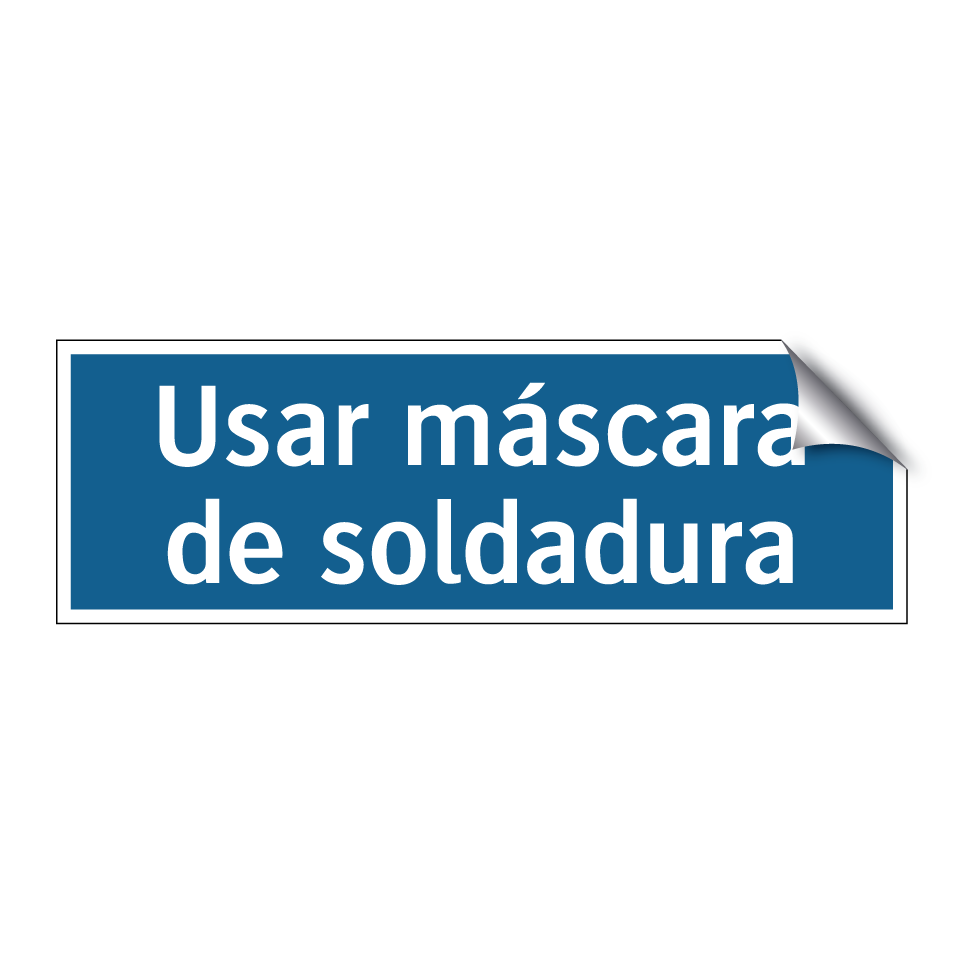 Usar máscara de soldadura