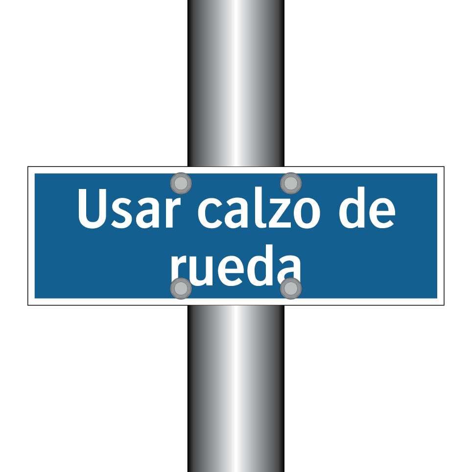 Usar calzo de rueda