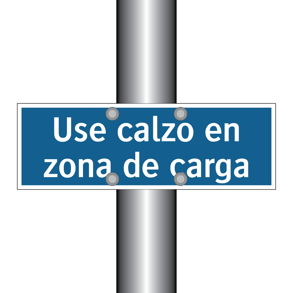 Use calzo en zona de carga