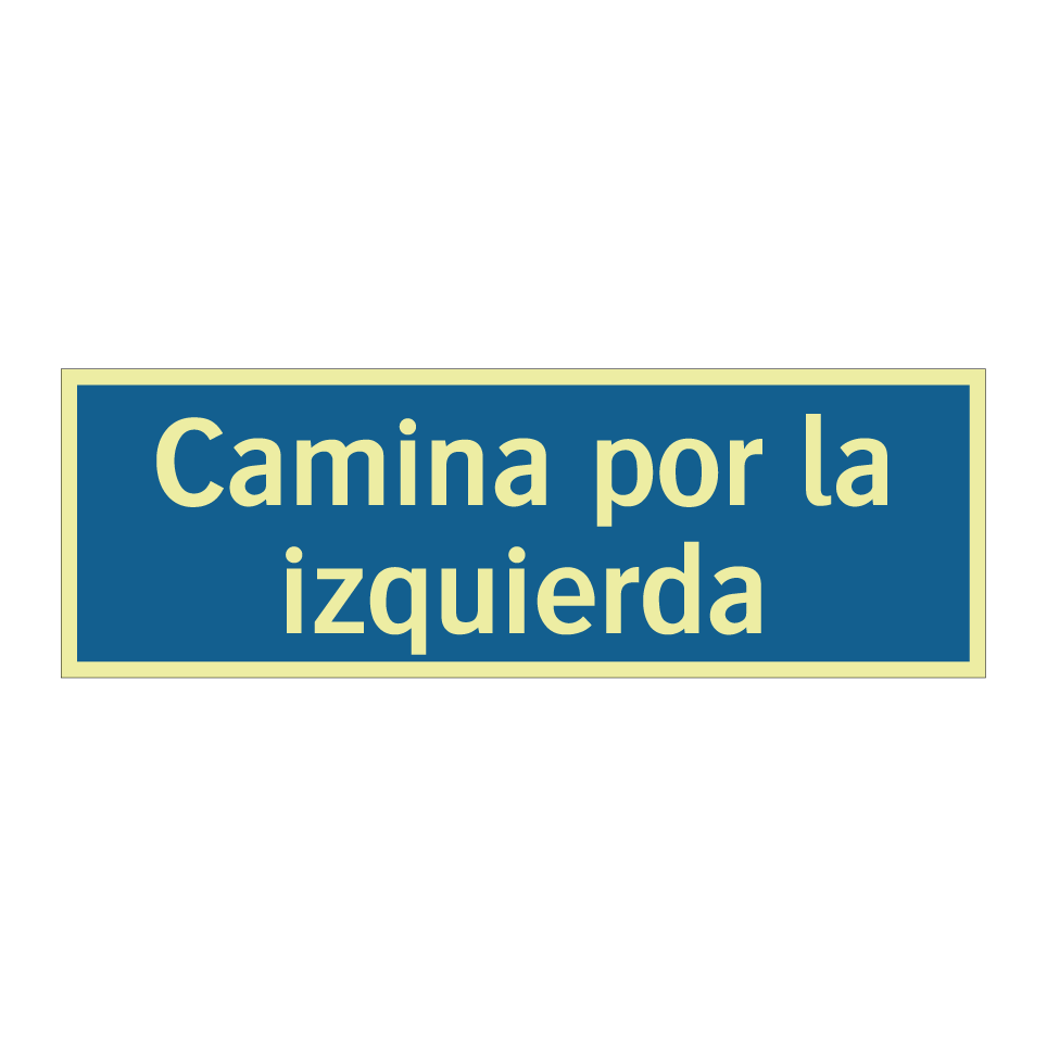 Camina por la izquierda