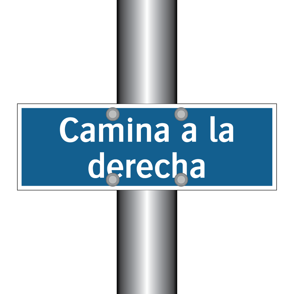 Camina a la derecha