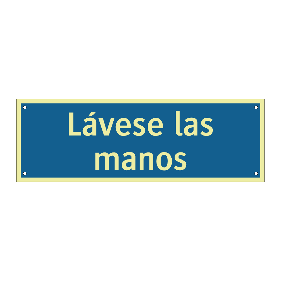 Lávese las manos