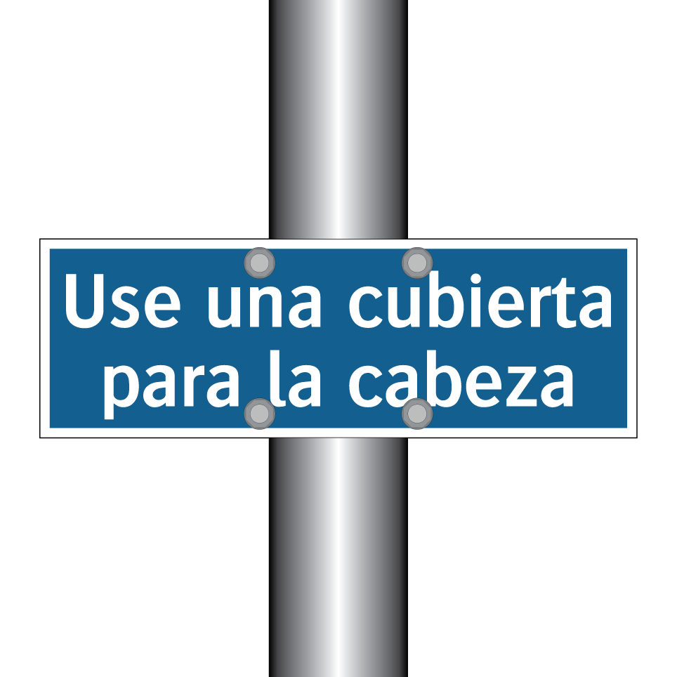 Use una cubierta para la cabeza