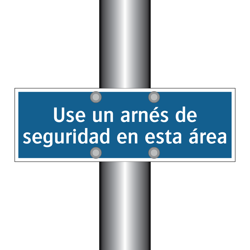 Use un arnés de seguridad en esta área