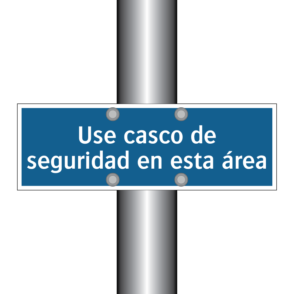 Use casco de seguridad en esta área