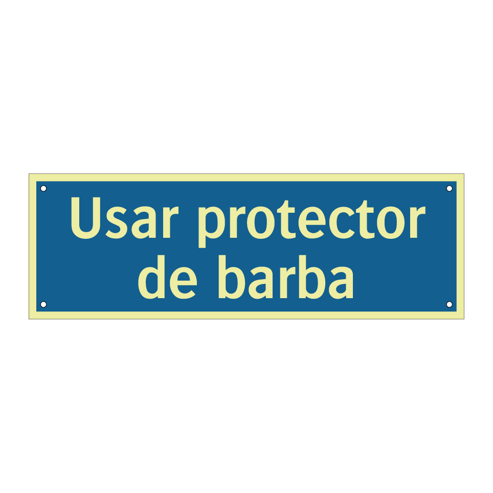 Usar protector de barba