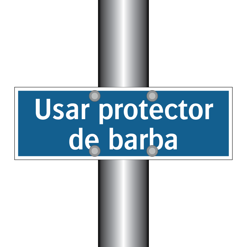 Usar protector de barba