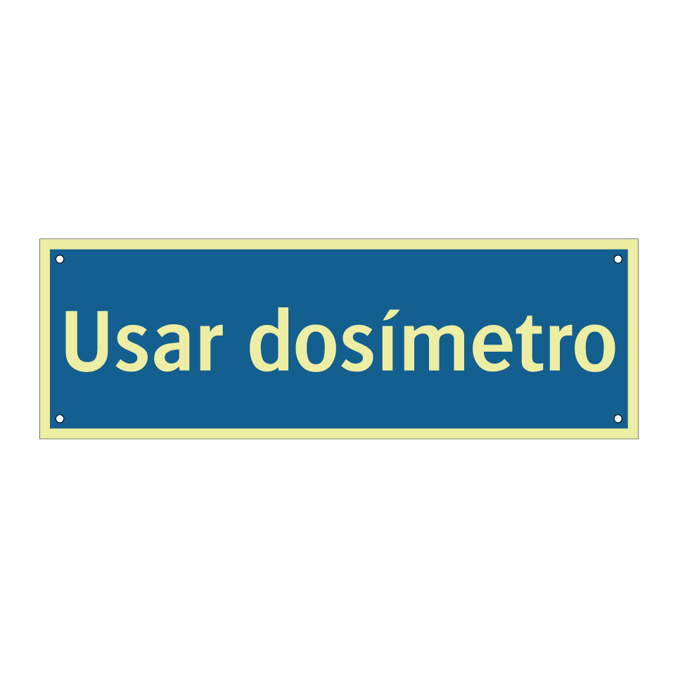 Usar dosímetro