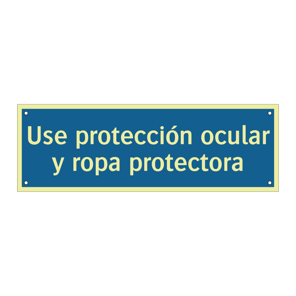 Use protección ocular y ropa protectora