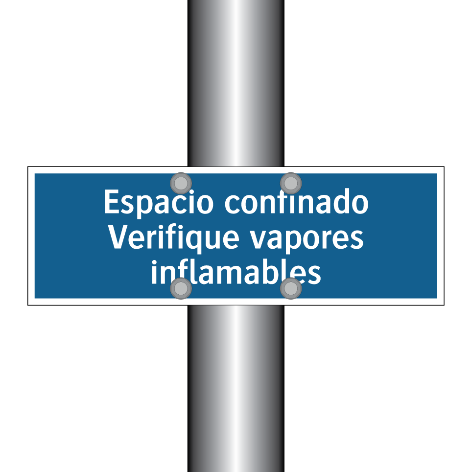 Espacio confinado Verifique vapores inflamables