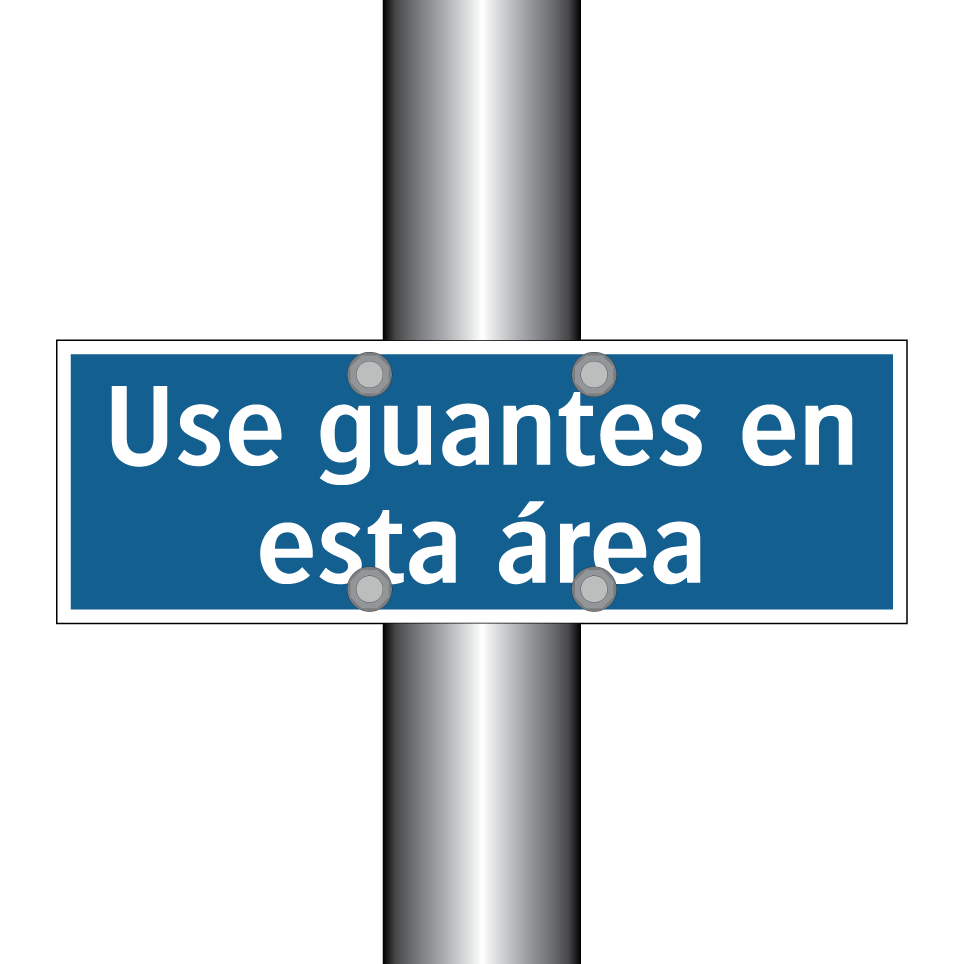 Use guantes en esta área