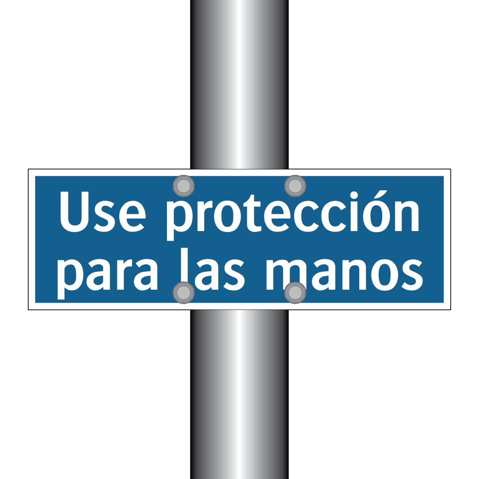 Use protección para las manos