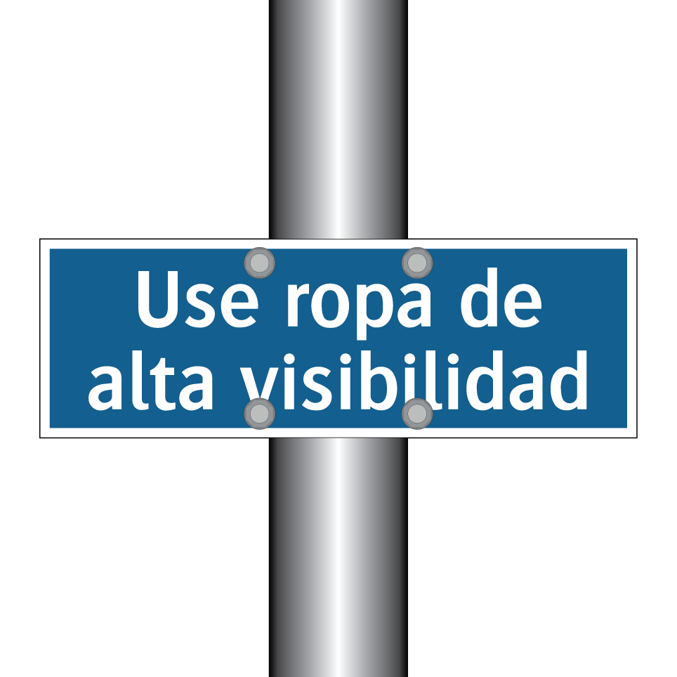 Use ropa de alta visibilidad