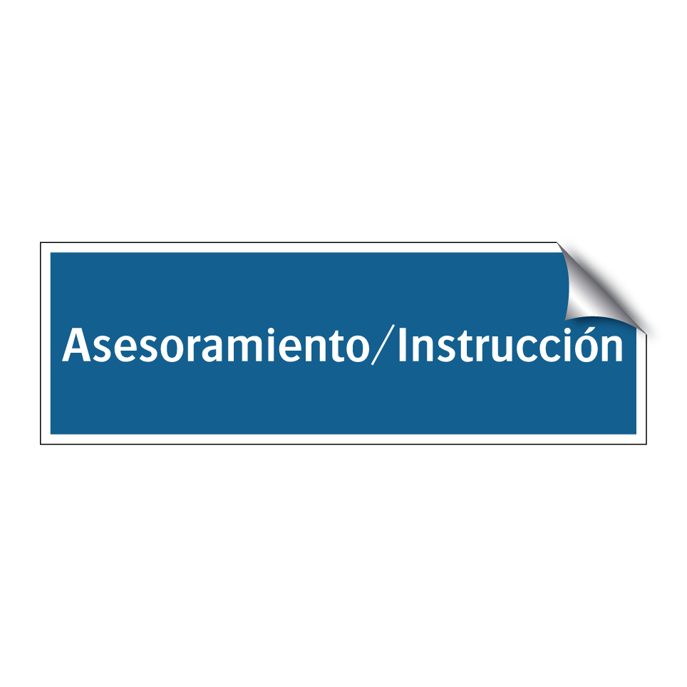 Asesoramiento/Instrucción
