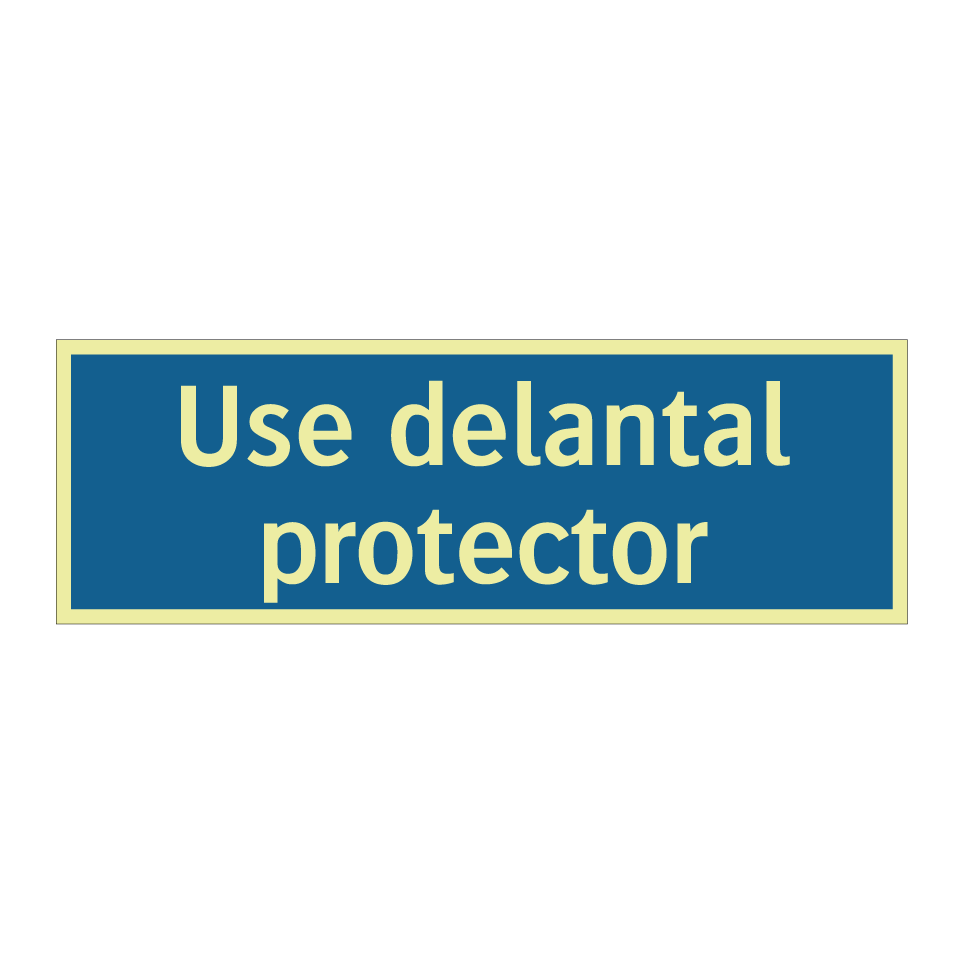 Use delantal protector