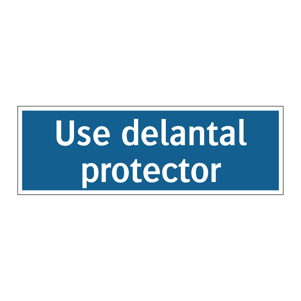 Use delantal protector
