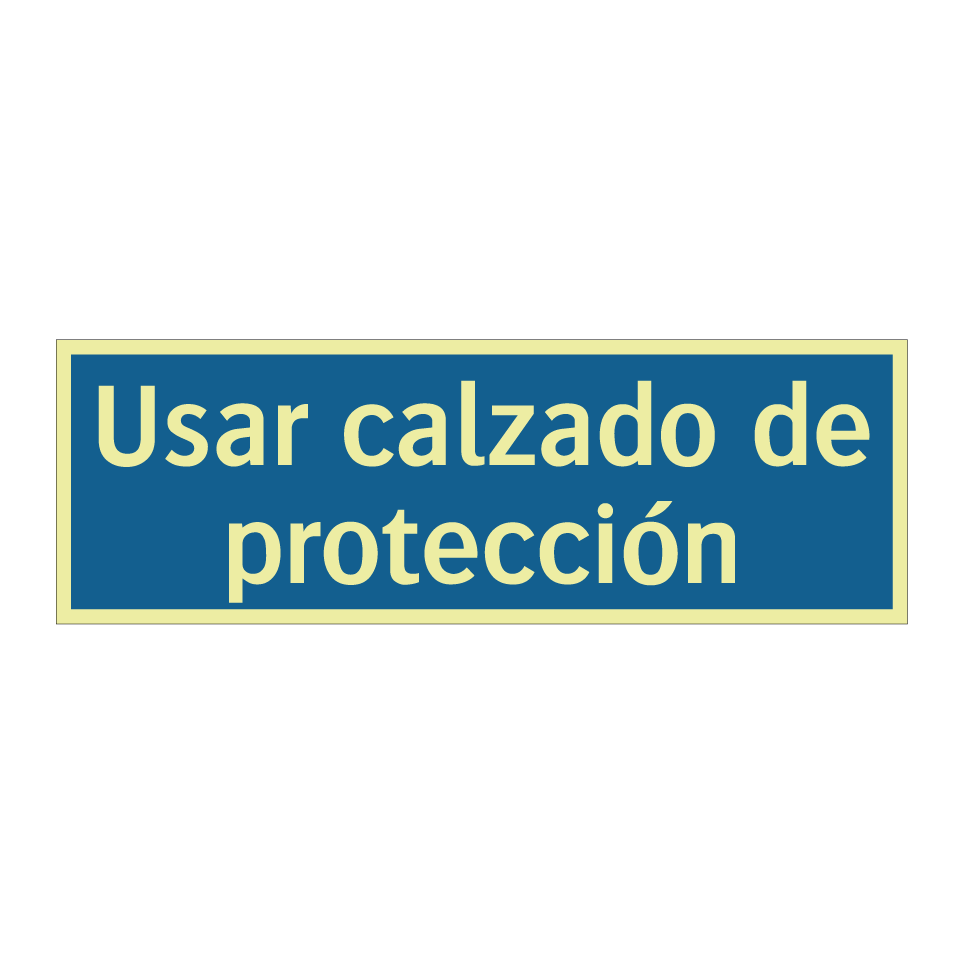 Usar calzado de protección