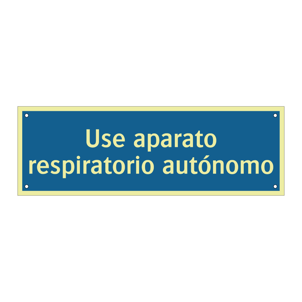 Use aparato respiratorio autónomo