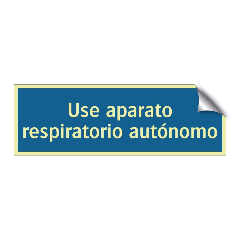 Use aparato respiratorio autónomo