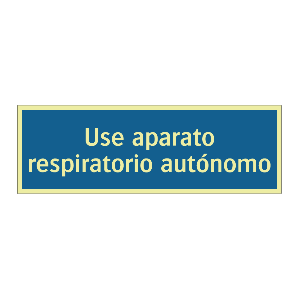 Use aparato respiratorio autónomo