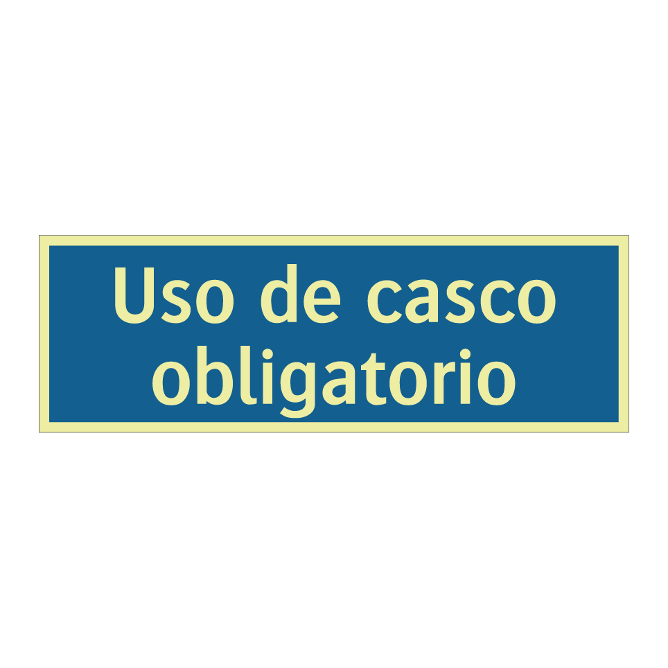 Uso de casco obligatorio