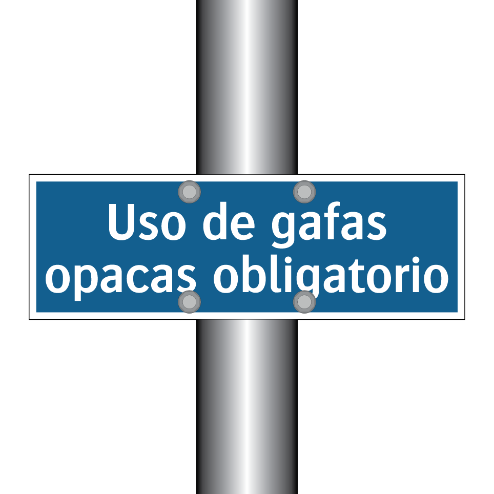 Uso de gafas opacas obligatorio