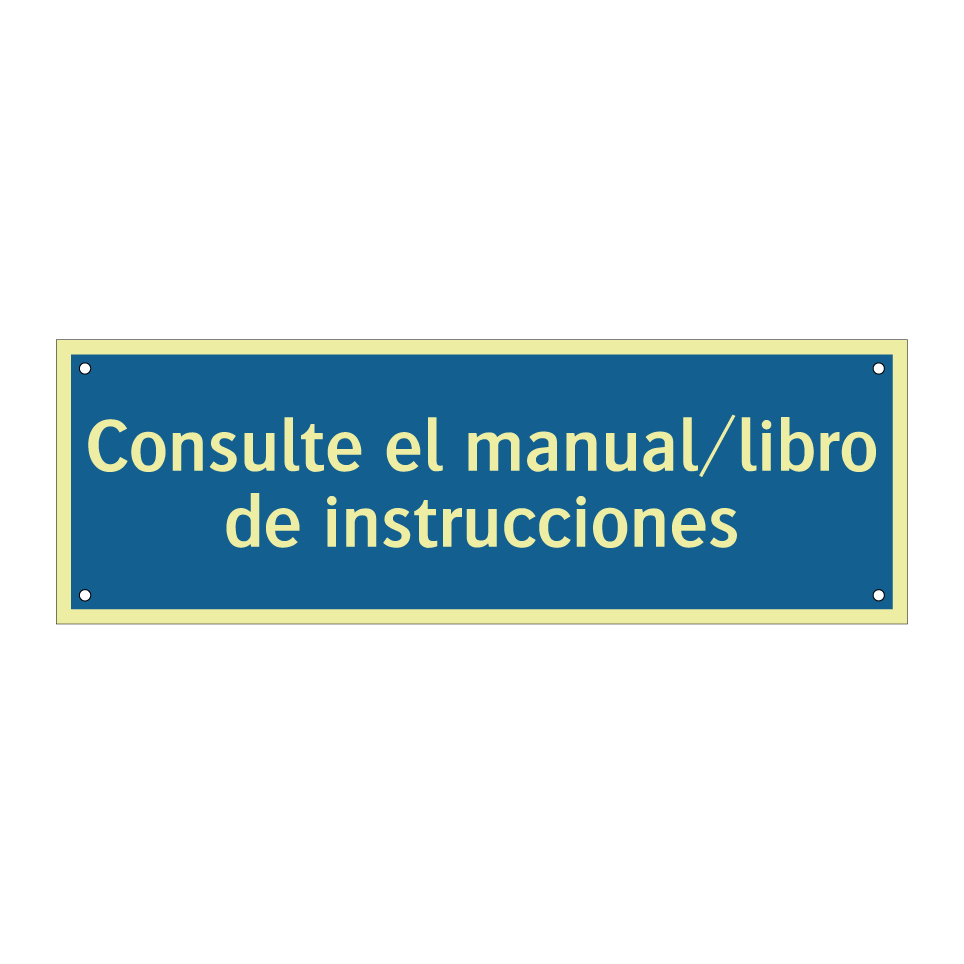 Consulte el manual/libro de instrucciones