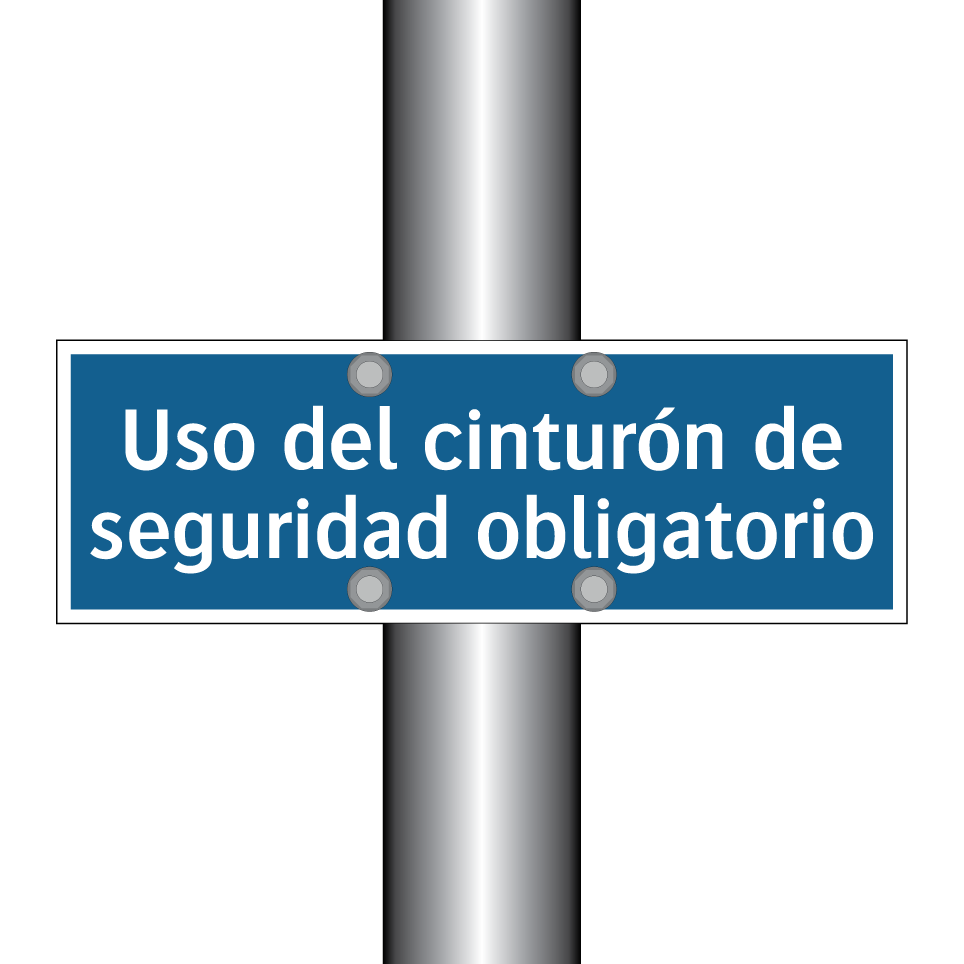 Uso del cinturón de seguridad obligatorio