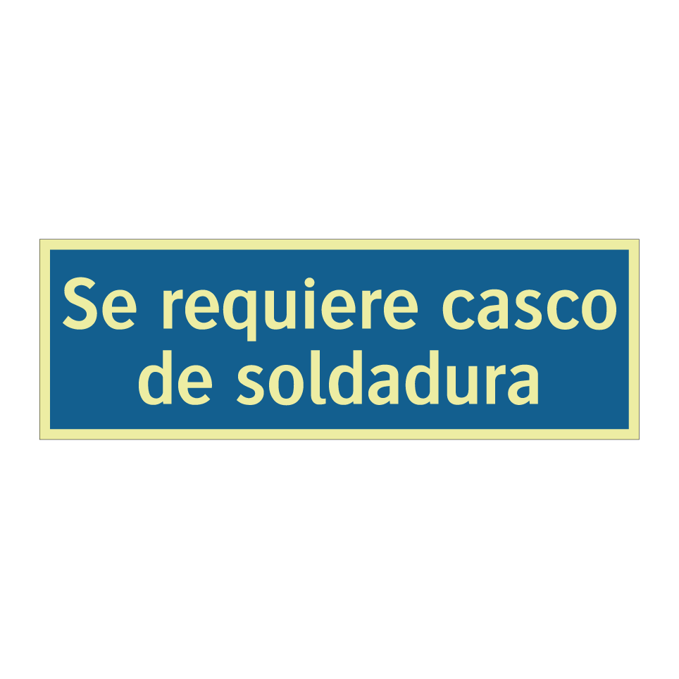 Se requiere casco de soldadura