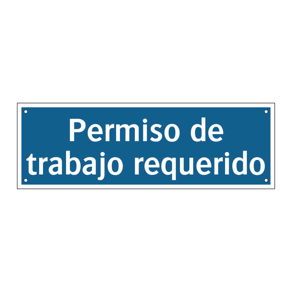 Permiso de trabajo requerido