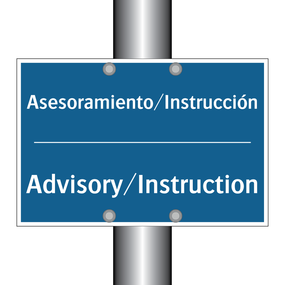 Asesoramiento/Instrucción - Advisory/Instruction