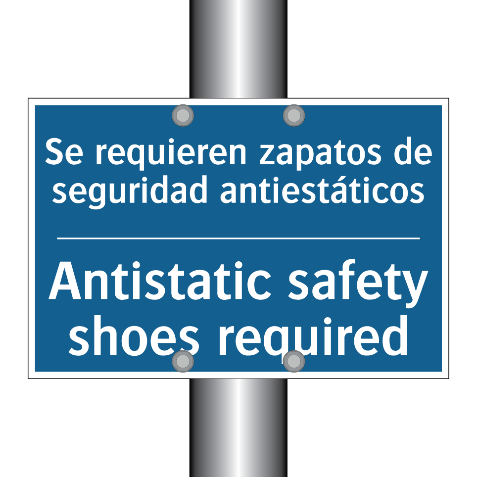Se requieren zapatos de seguridad  /.../ - Antistatic safety shoes required /.../