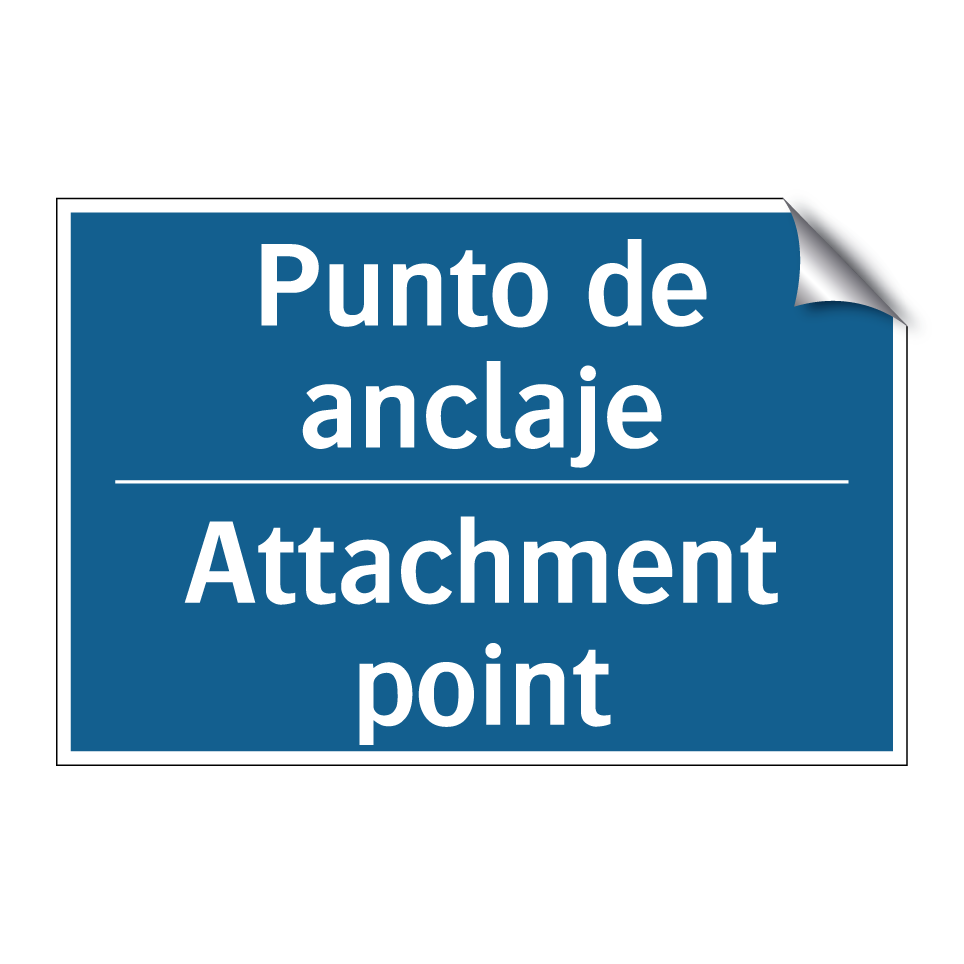 Punto de anclaje - Attachment point