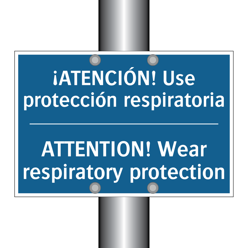 ¡ATENCIÓN! Use protección respiratoria /.../ - ATTENTION! Wear respiratory protection /.../
