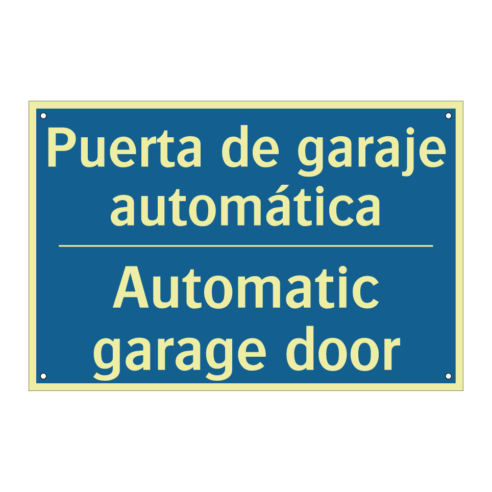 Puerta de garaje automática - Automatic garage door