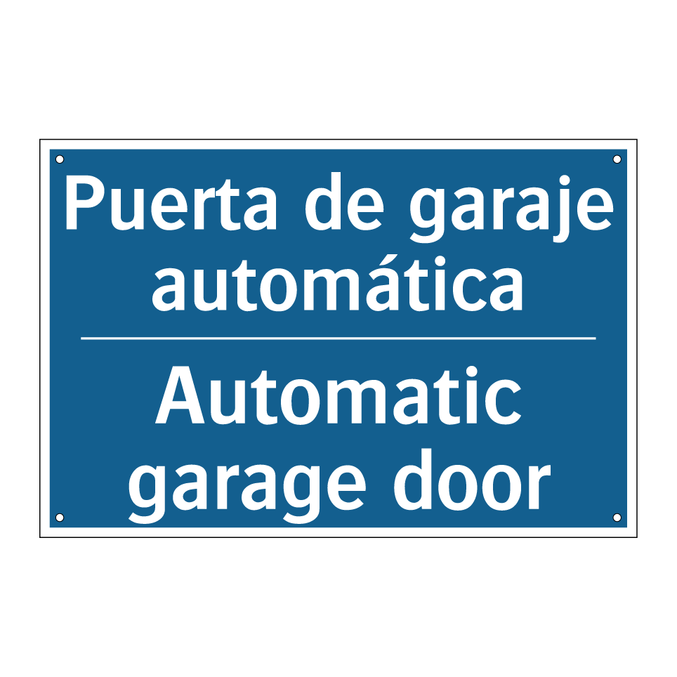 Puerta de garaje automática - Automatic garage door