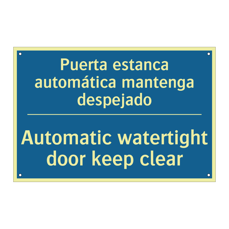 Puerta estanca automática mantenga  /.../ - Automatic watertight door keep  /.../