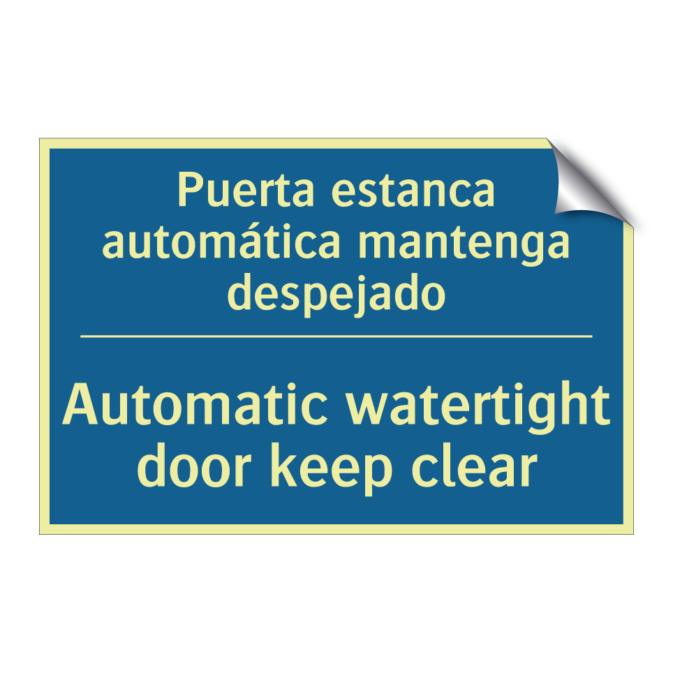 Puerta estanca automática mantenga  /.../ - Automatic watertight door keep  /.../