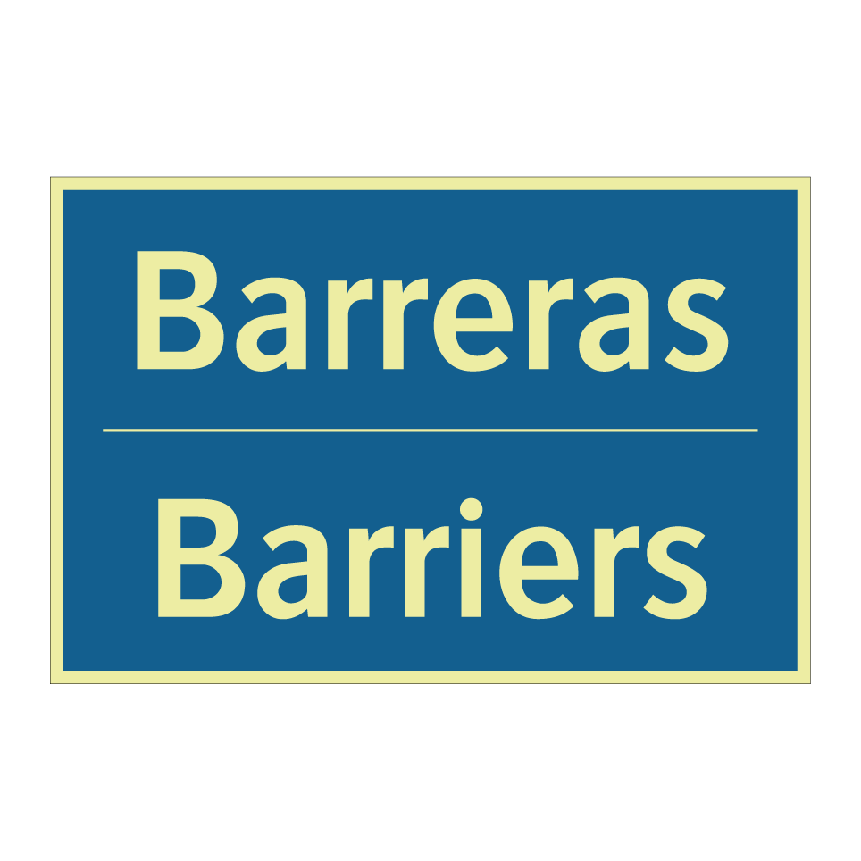 Barreras - Barriers