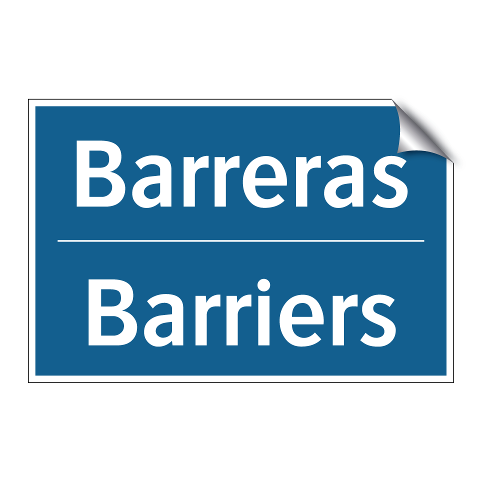 Barreras - Barriers