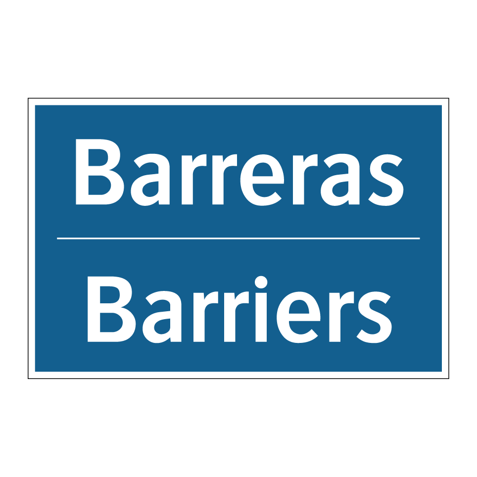 Barreras - Barriers