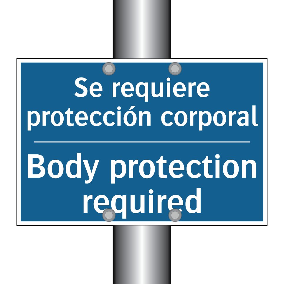 Se requiere protección corporal /.../ - Body protection required