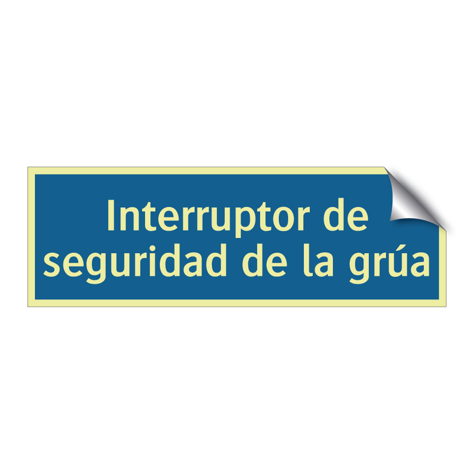 Interruptor de seguridad de la grúa